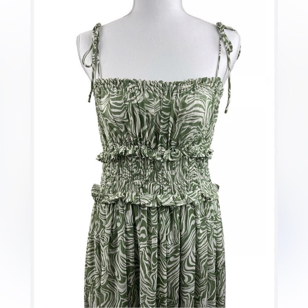 En Saison smocked Maxi Dress